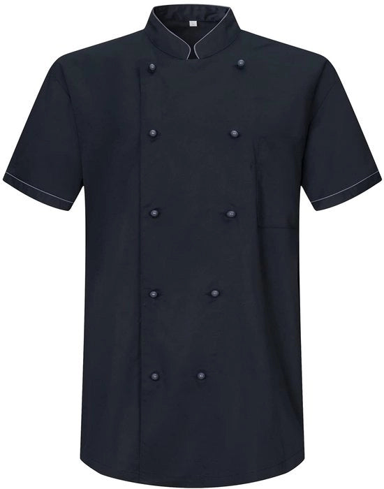 Uniforme da Cucina per Uomo - Ref.8501B - Medio, Giacca da Cucina Uomo 8501B - Nero
