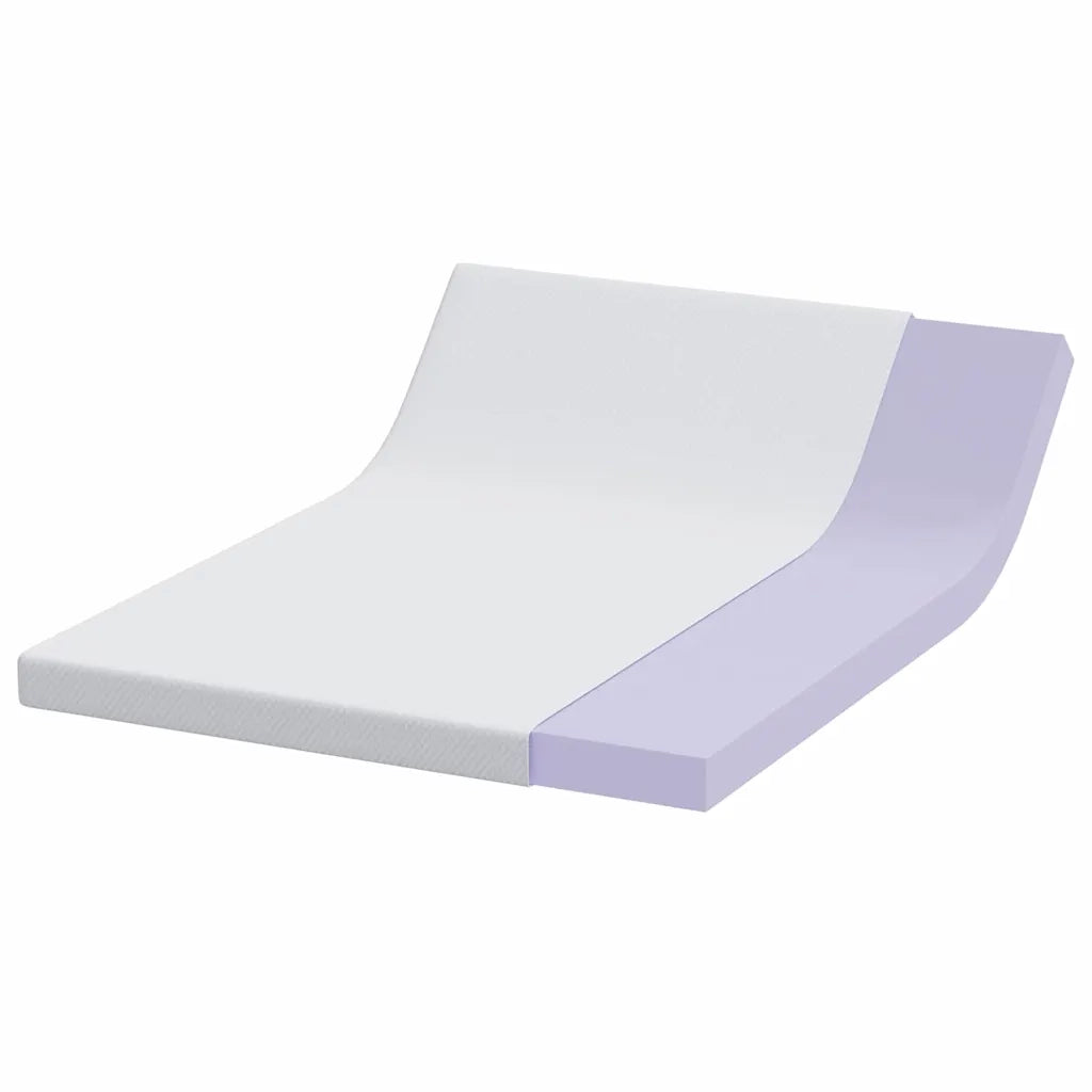 Topper per materasso Bianco 140 x 200 cm Tessuto Jacquard 4106249