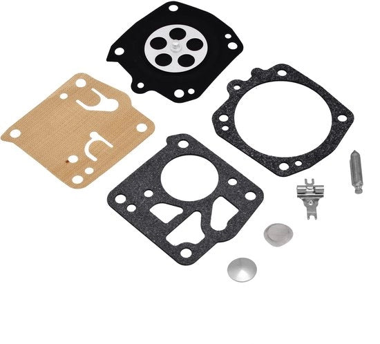 Set di riparazione e sostituzione carburatore - Sincronizzazione carburatore - Attrezzo di regolazione carburatore - Per Husqvarna 61/266/268/272/281/288 - Incluso kit in confezione
