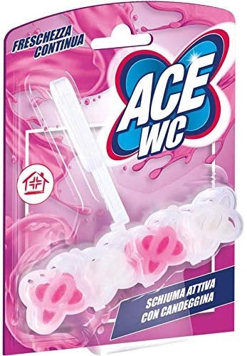 ACE TAVOLETTA PER WC CON CANDEGGINA E SCHIUMA ATTIVA FRESCHEZZA CONTINUA