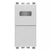 VIMAR EIKON - PULSANTE 1P NO 10A + SPIA VERDE NEX