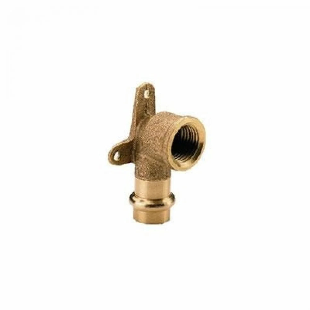 Viega gomito femmina con flangia in br onzo a pressare d.18x1/2  b07wj