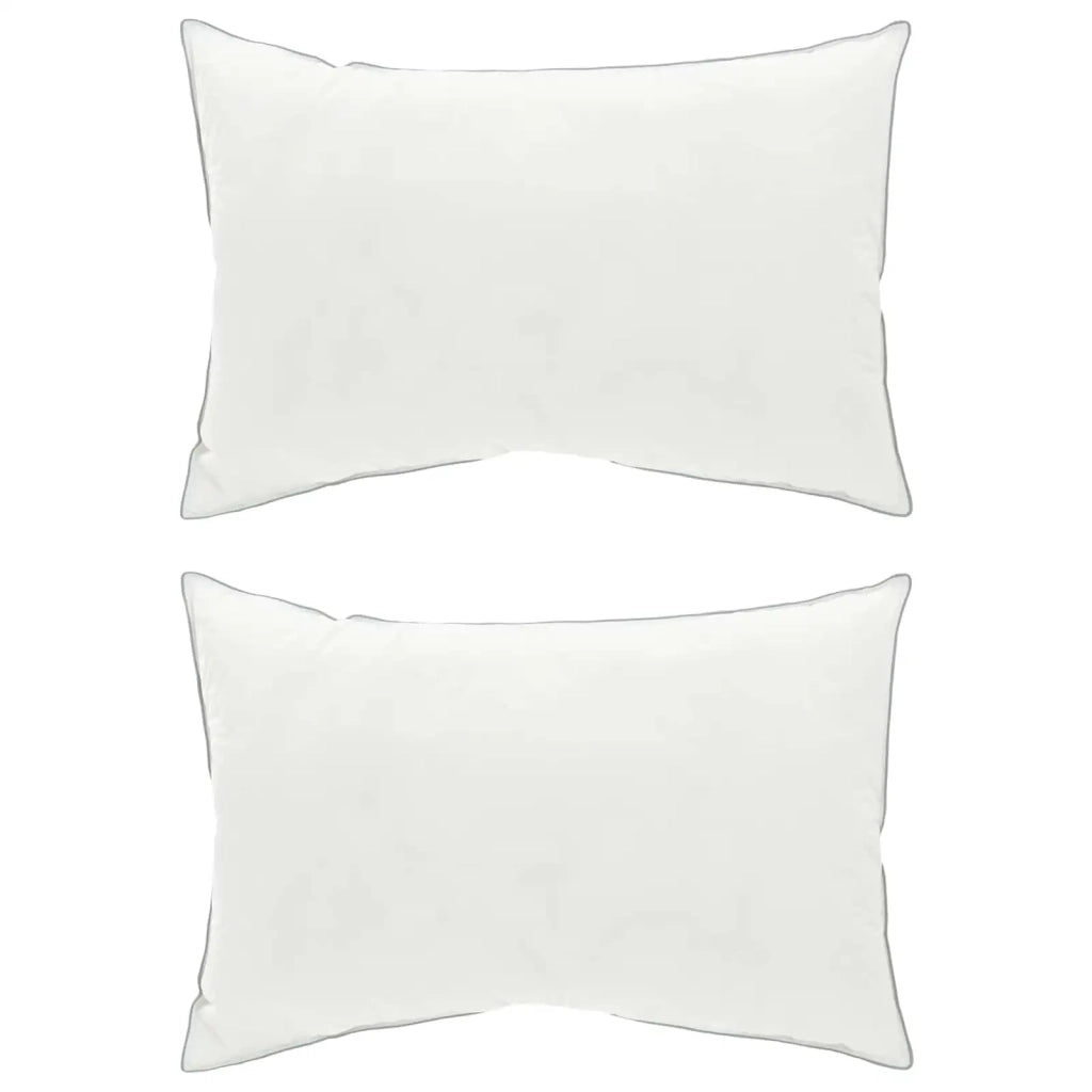 Cuscino 2 pcs 40 x 80 cm Lana Australiana Bianco 42042904