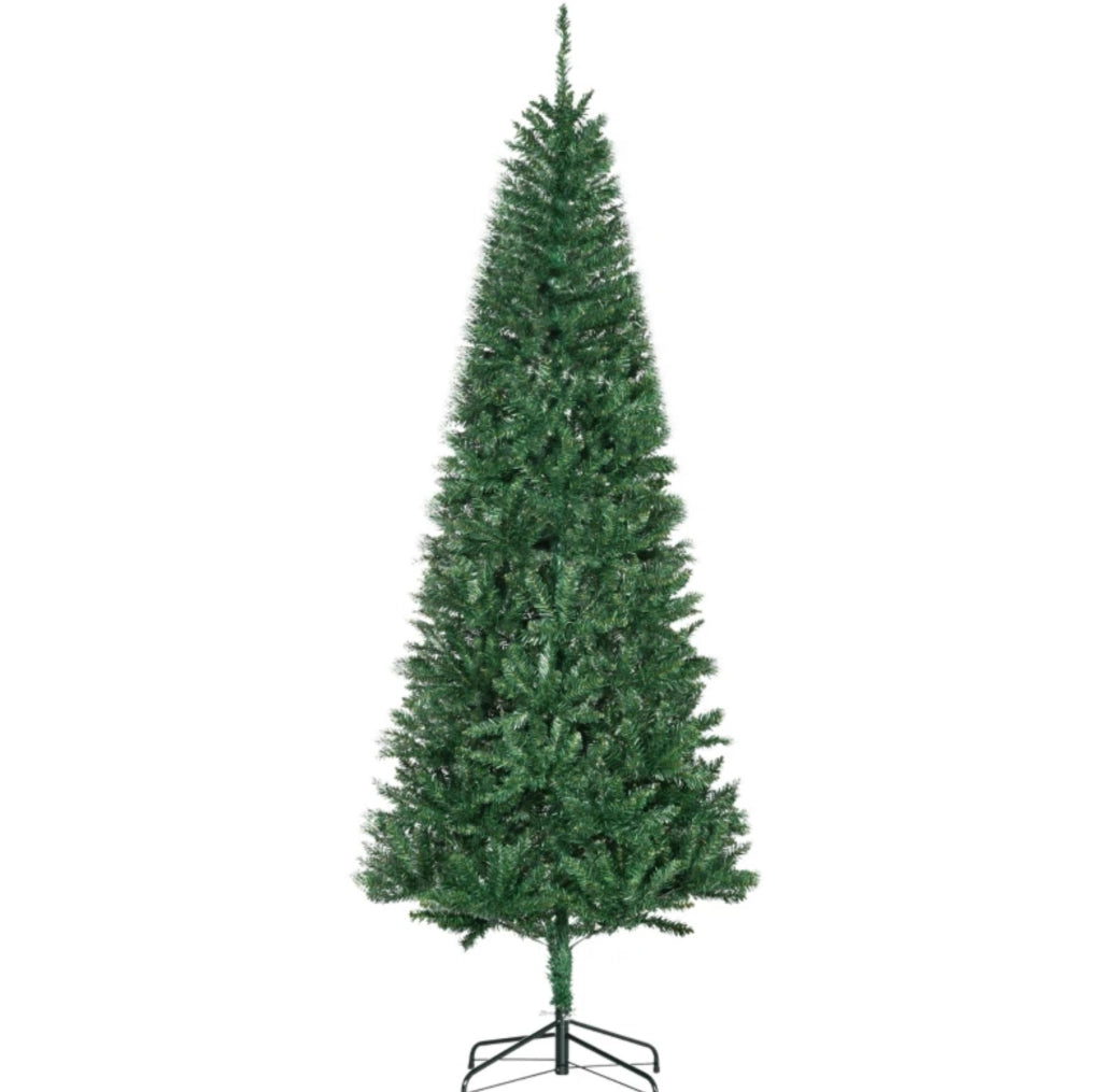 ALBERO DI NATALE Artificiale 210 cm Verde in PVC e Metallo