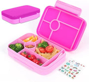 Bento Box per bambini, scatola per la merenda con contenitori, impermeabile (blu)