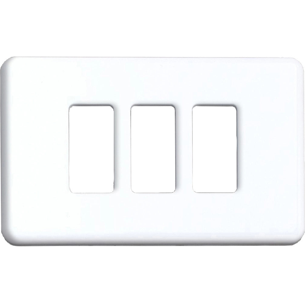 BL COPRINTERRUTTORE PLASTICA 3P BIANCO 2 PZ*- MINUMET- 1,0 blister