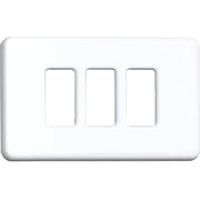 BL COPRINTERRUTTORE PLASTICA 3P BIANCO 2 PZ*- MINUMET- 1,0 blister