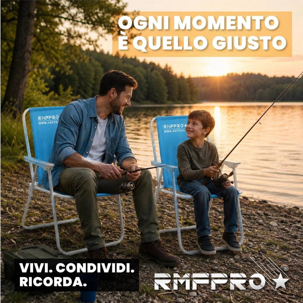 RMF PRO SEDIA PIEGHEVOLE DA SPIAGGIA BLU