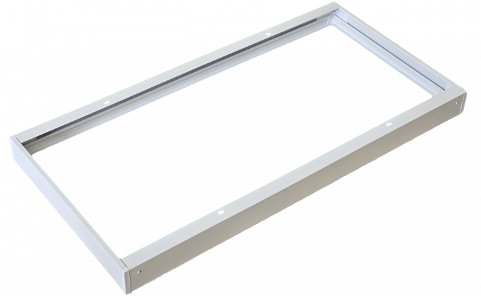 Telaio LED a scatto 60x30 bianco alluminio Ecolight