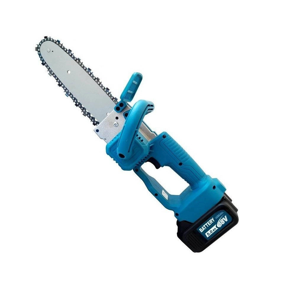 Trade Shop - Elettrosega Sega Elettrica A Batteria Cordless 21 V 5.0ah Lama 20 Cm + Valigia -