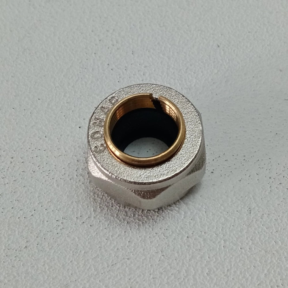 Adattatore per tubo rame da 14mm attacco 1/2