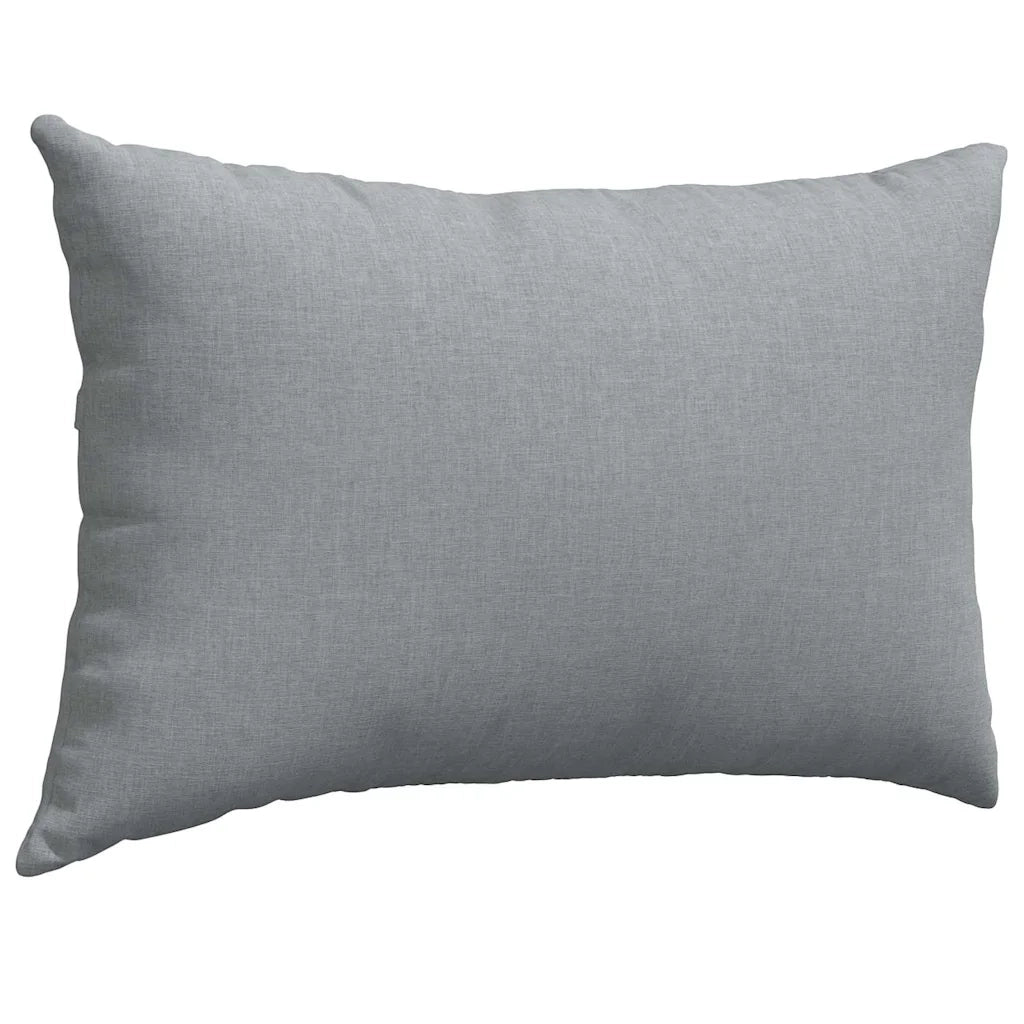 Cuscini da Divano 2 pcs Grigio chiaro 60 x 40 cm Tessuto 42013653