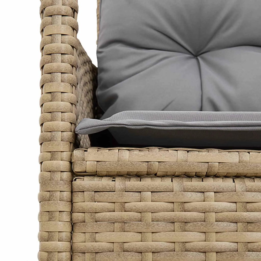 Set Divano da Giardino con cuscino 2 pcs polyrattan 4103806