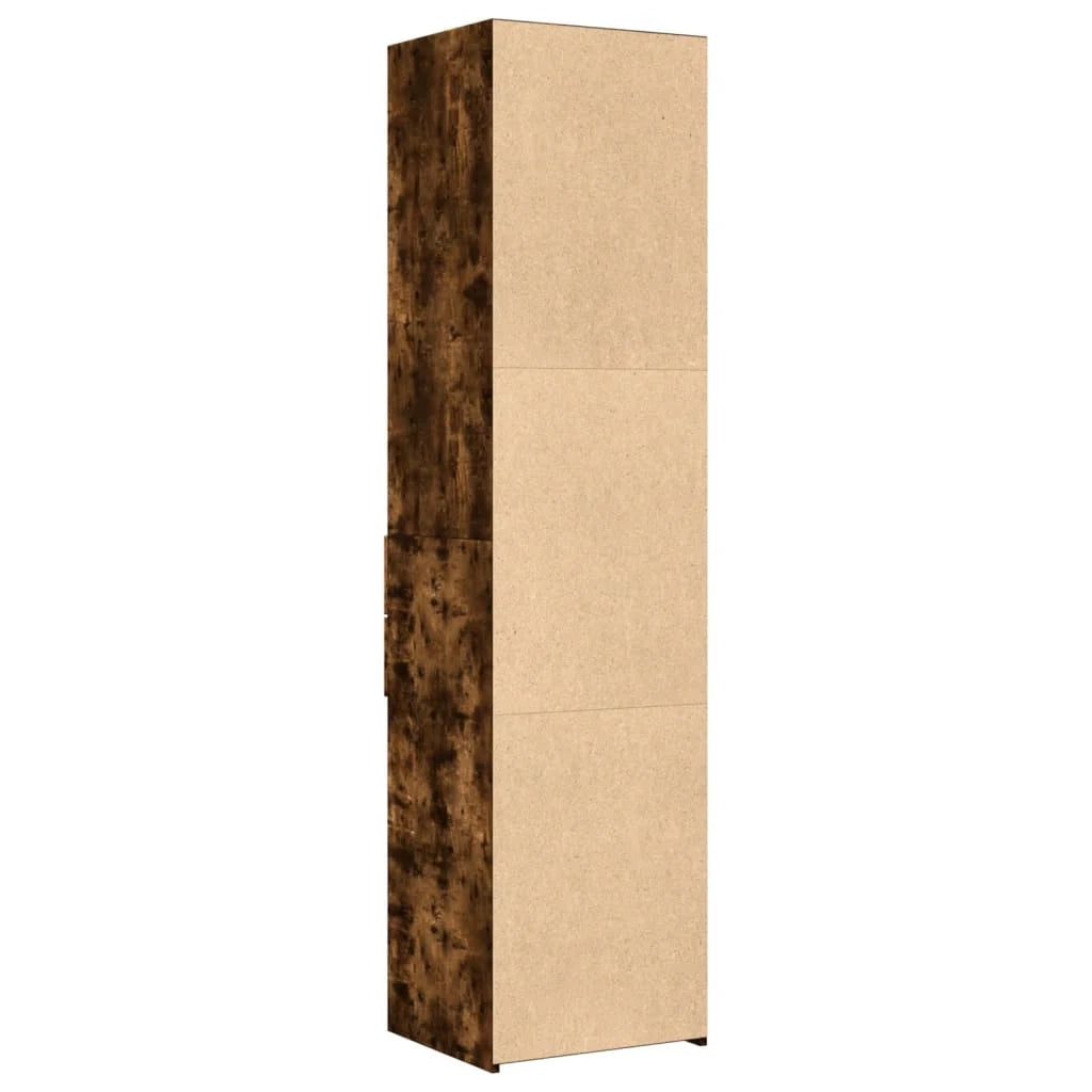 Buffet credenza cassettiera mobiletto mobile contenitore organizer cucina soggiorno salotto alto 45 x 42,5 x 185 cm legno ingegnerizzato marrone 02_0033363