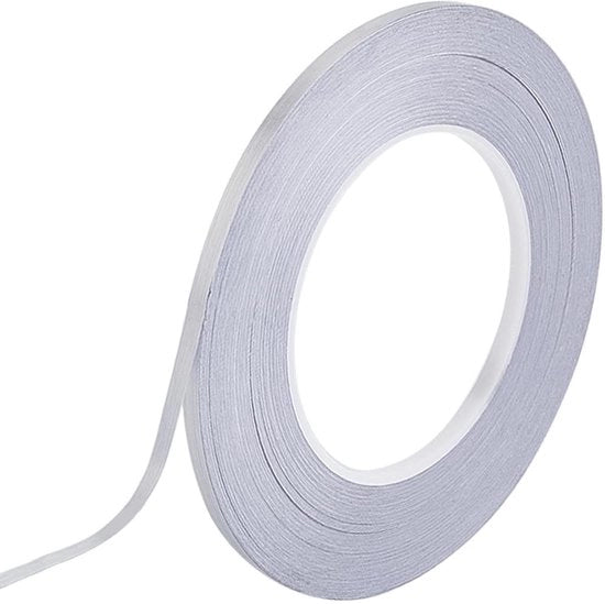 Tegola autoadesiva per pavimento - Sigillatura impermeabile per fessure - Nastro decorativo argentato - Decorazione del pavimento - Decorazione della parete della cucina - 50 x 0,5 cm