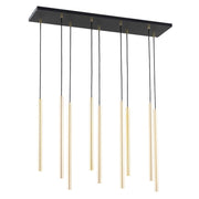 Lampada a sospensione glamour oro Selter Emibig 9xG9
