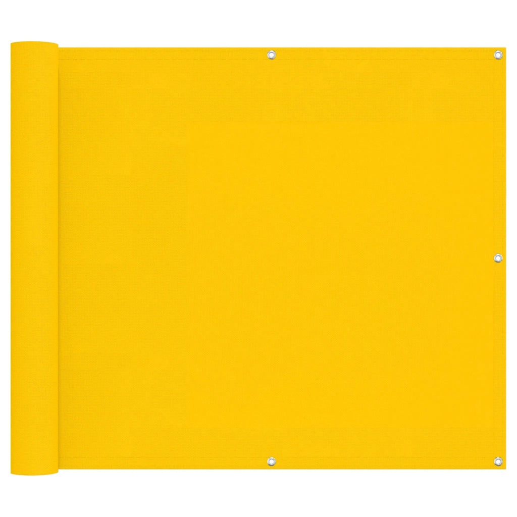 Schermo da balcone-Pannello per balcone Giallo 100 x 700 cm Tessuto Oxford