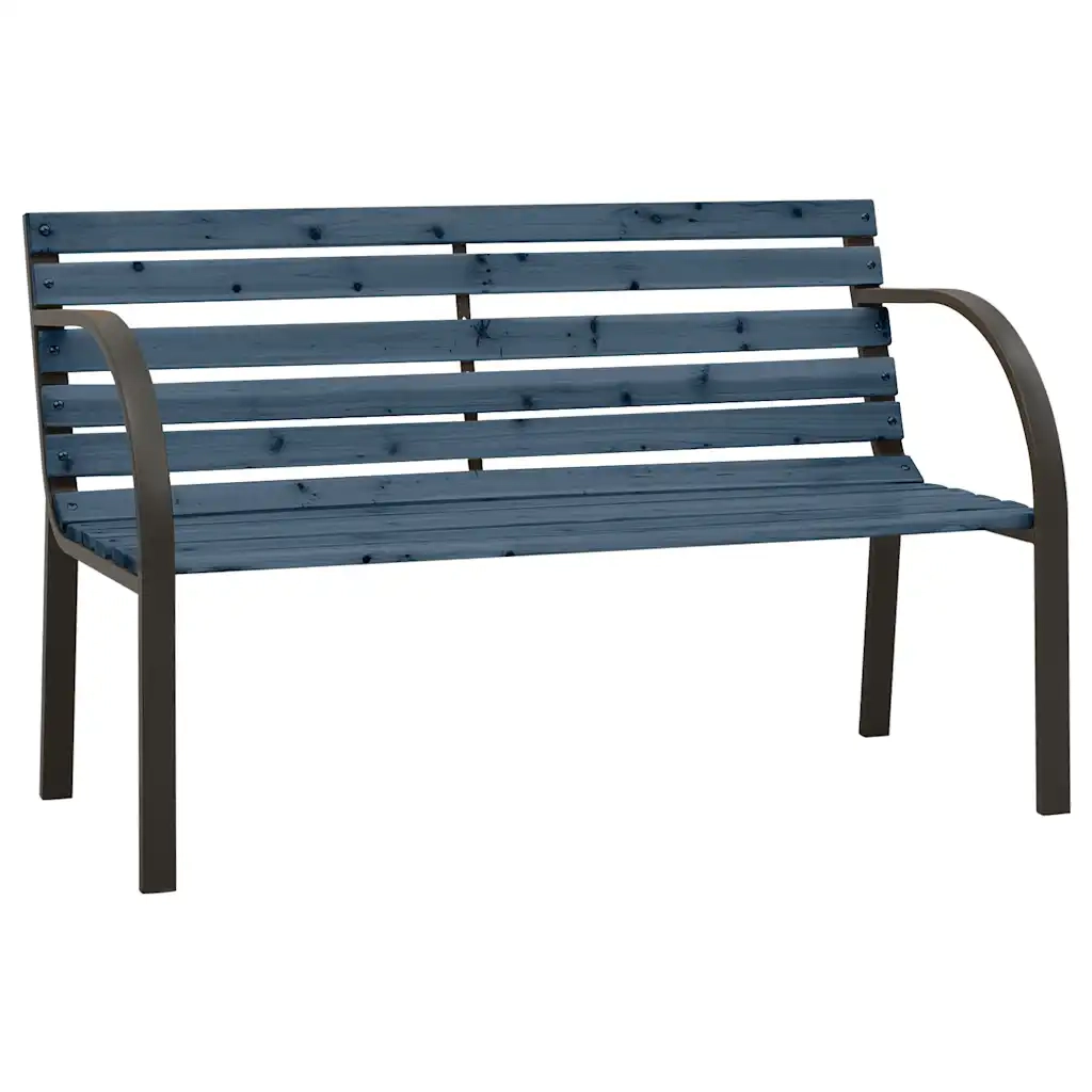 Panca da Giardino 81 cm in Legno di Abete Cinese Grigia 317120