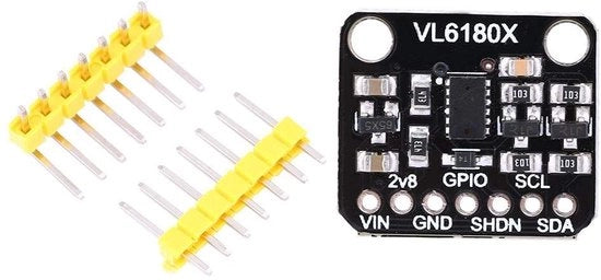 Misuratore di Distanza con Sensore Ottico - Modulo di Misurazione di Distanza - Comunicazione I2C - Tensione di Ingresso 3-5V - 1 x Sensore - Rilevamento Gestuale - Sensore di Distanza