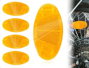 Set di 4 Reflettori per Sicurezza Ciclistica