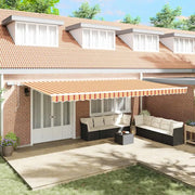 Tenda Retrattile Giallo e Arancione 600 × 300 cm 3331598