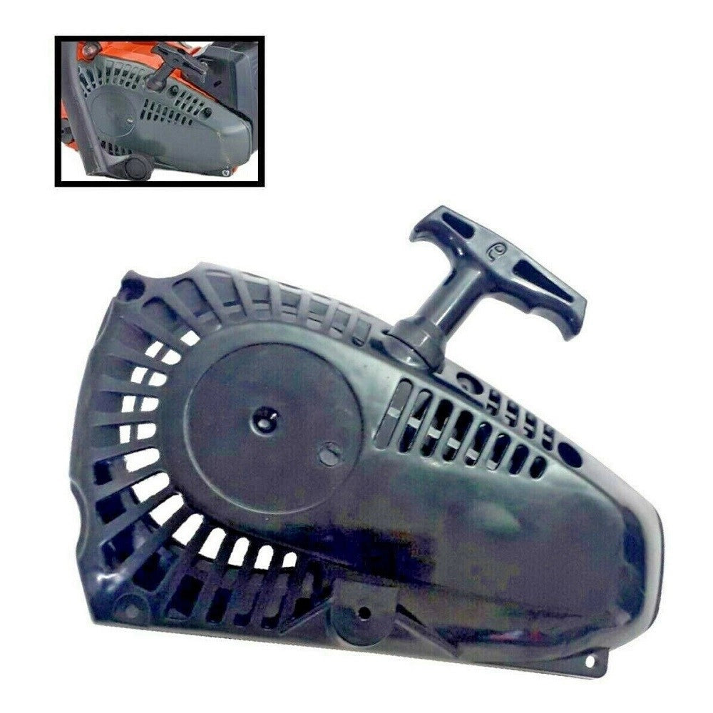 Trade Shop - Starter Avviatore Per Motosega A Scoppio 25cc Accensione Ricambi Universale Nero -