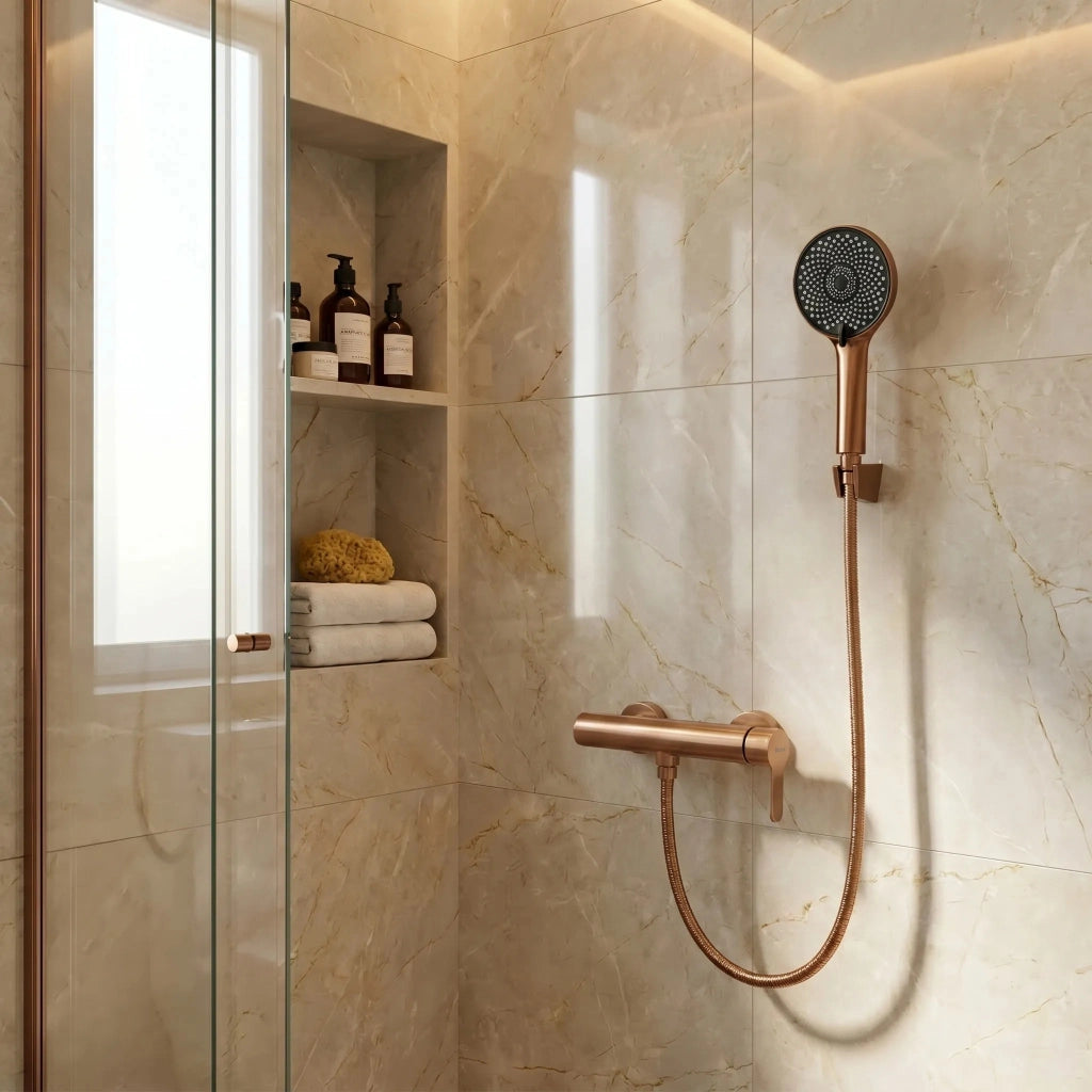 Rubinetto Doccia Rea Arcos Brush Copper