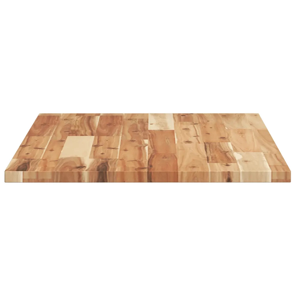 Piano da Bagno Finitura a Olio 80x50x2 cm in Legno di Acacia 3279694