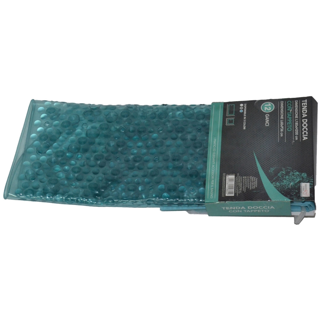 TENDA DOCCIA 180X200+TAPPETO