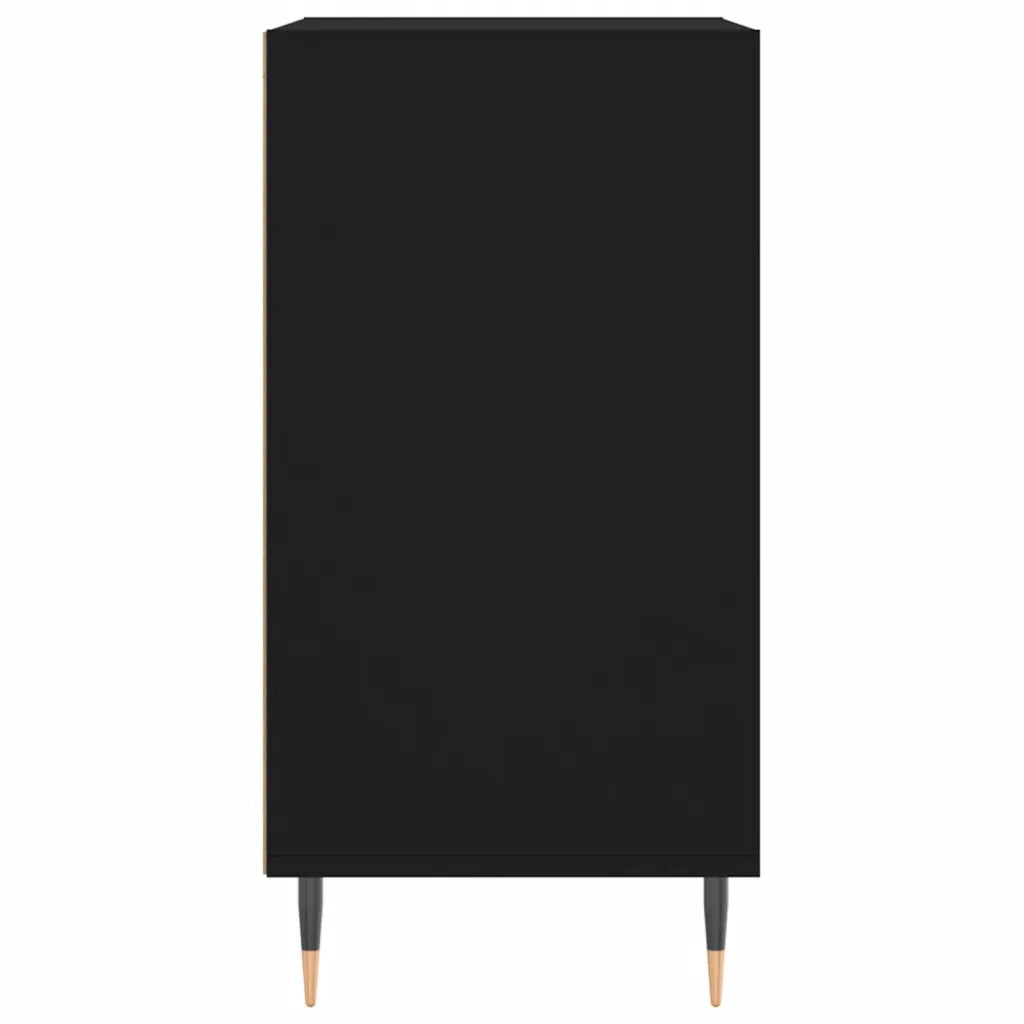 Credenza Nera 57x35x70 cm in Legno Multistrato 827125