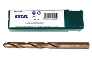 PUNTE HSS RETTIFICATE COBALTO- - ø mm.13 - 5 pezzi EXCEL