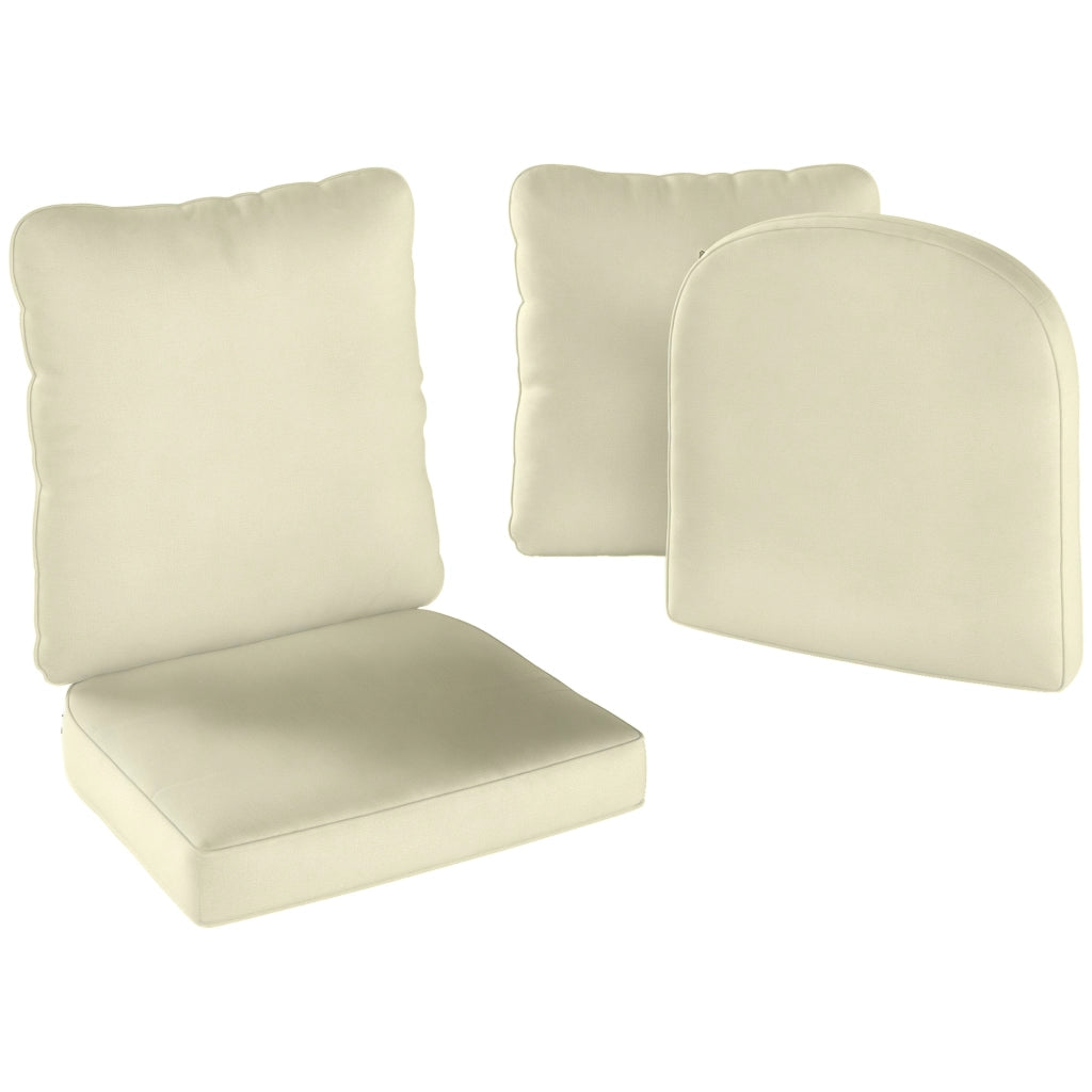 Poltrona Relax con Cuscini ¨C Zephmum ¨C Crema