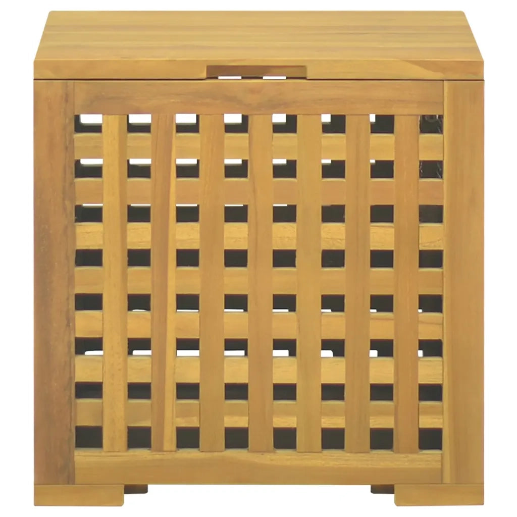 Scatola per Corde 40x40x40 cm in Legno Massello di Teak 338262