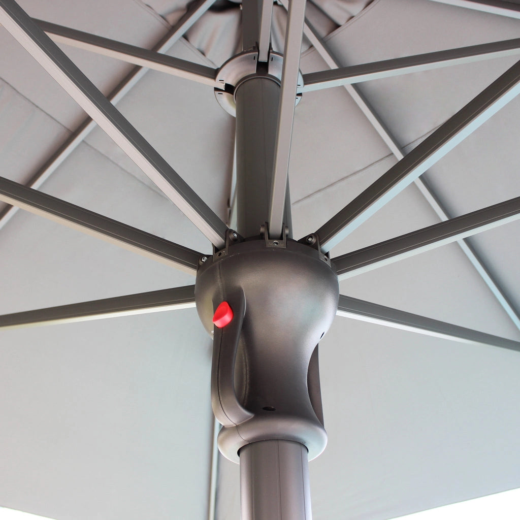 Ombrellone da Giardino in alluminio con palo centrale telescopico - KHEPRI