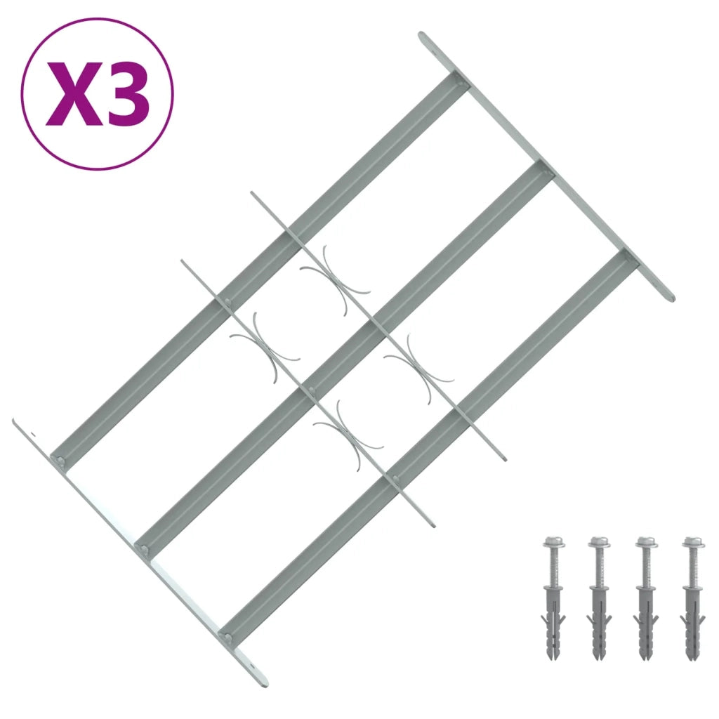 Griglia di Sicurezza per Finestra con 3 Traversine 3 pcs 42031276