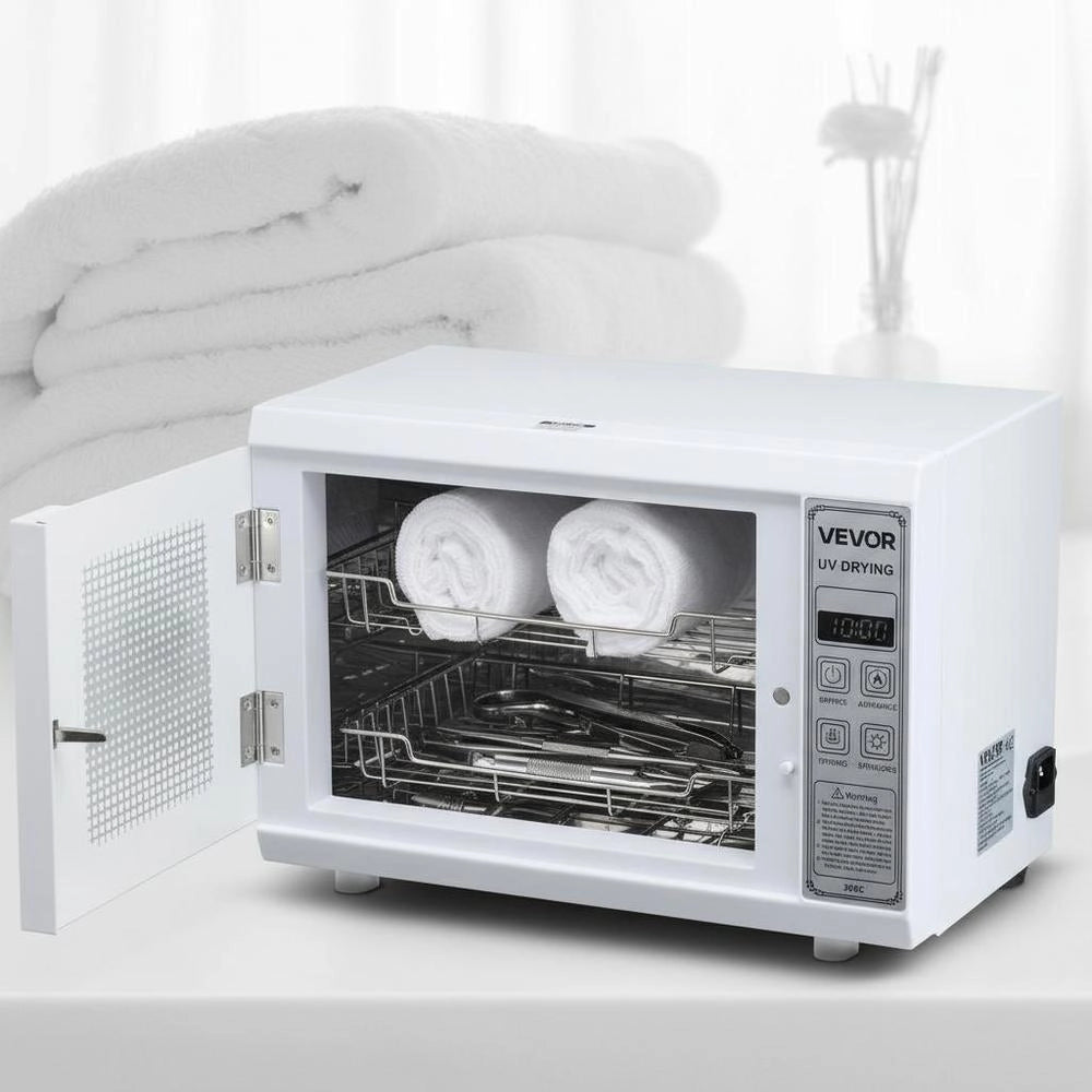 UV Sterilizer Nail Tool Cleaning Machine (12 L / 160 W) Multifunctional Nail Cleaner Sterilizer With Timer Setting, Cleaning Cabinet With Tempered Glass Door, For Laboratories