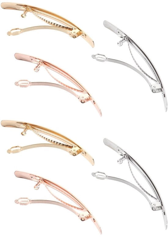 Accessori capelli a spillo in metallo 6 pezzi - per capelli fini o grossi - accessori da cerimonia di matrimonio o ballo - disegno duraturo