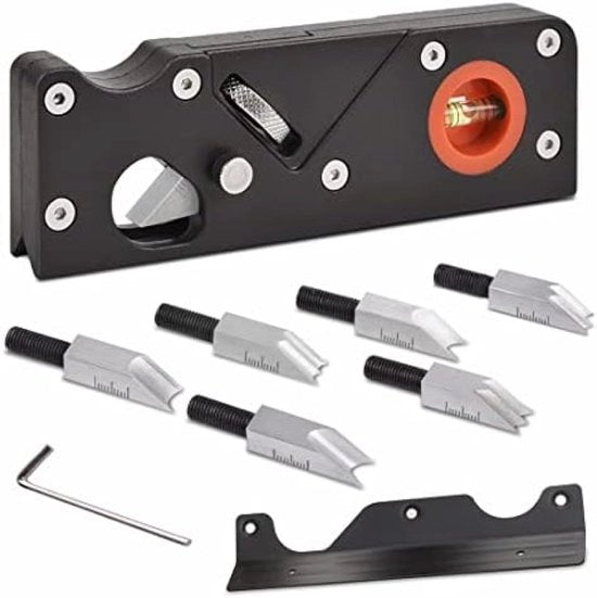 Hoekscavatore Professionale per Lavorazione del Legno con 7 Lame Interchangeabili