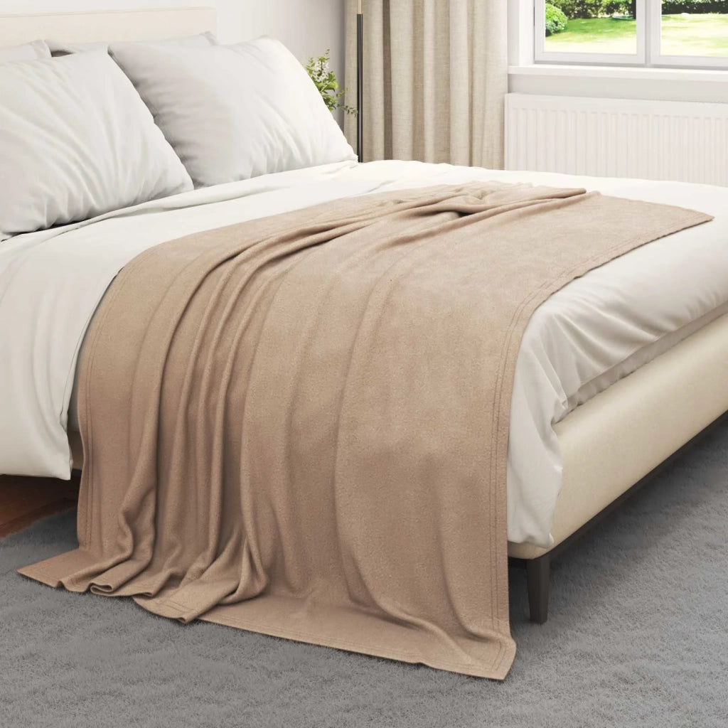 Coperta Cammello 200 x 150 cm Panno 42017010