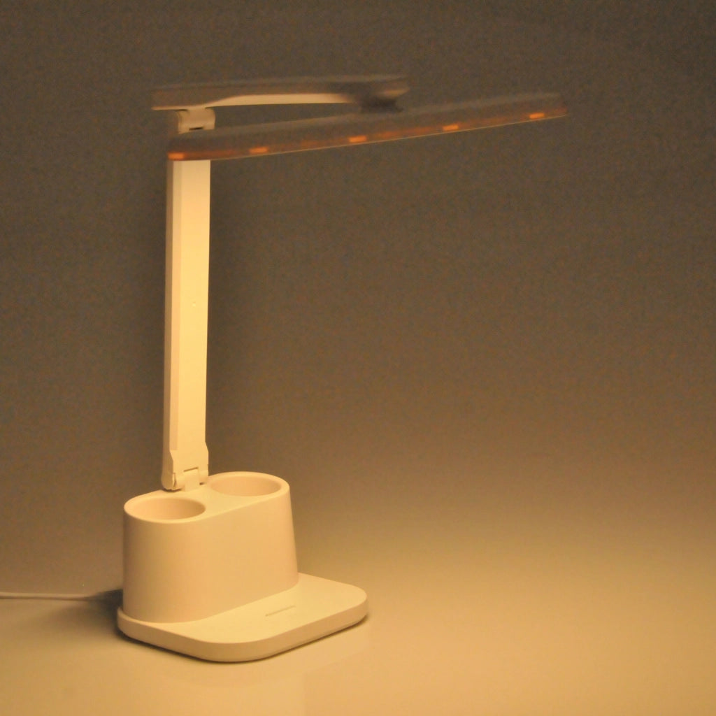 Lampada da scrivania LED 4000K dimmer bianca BARI Polux