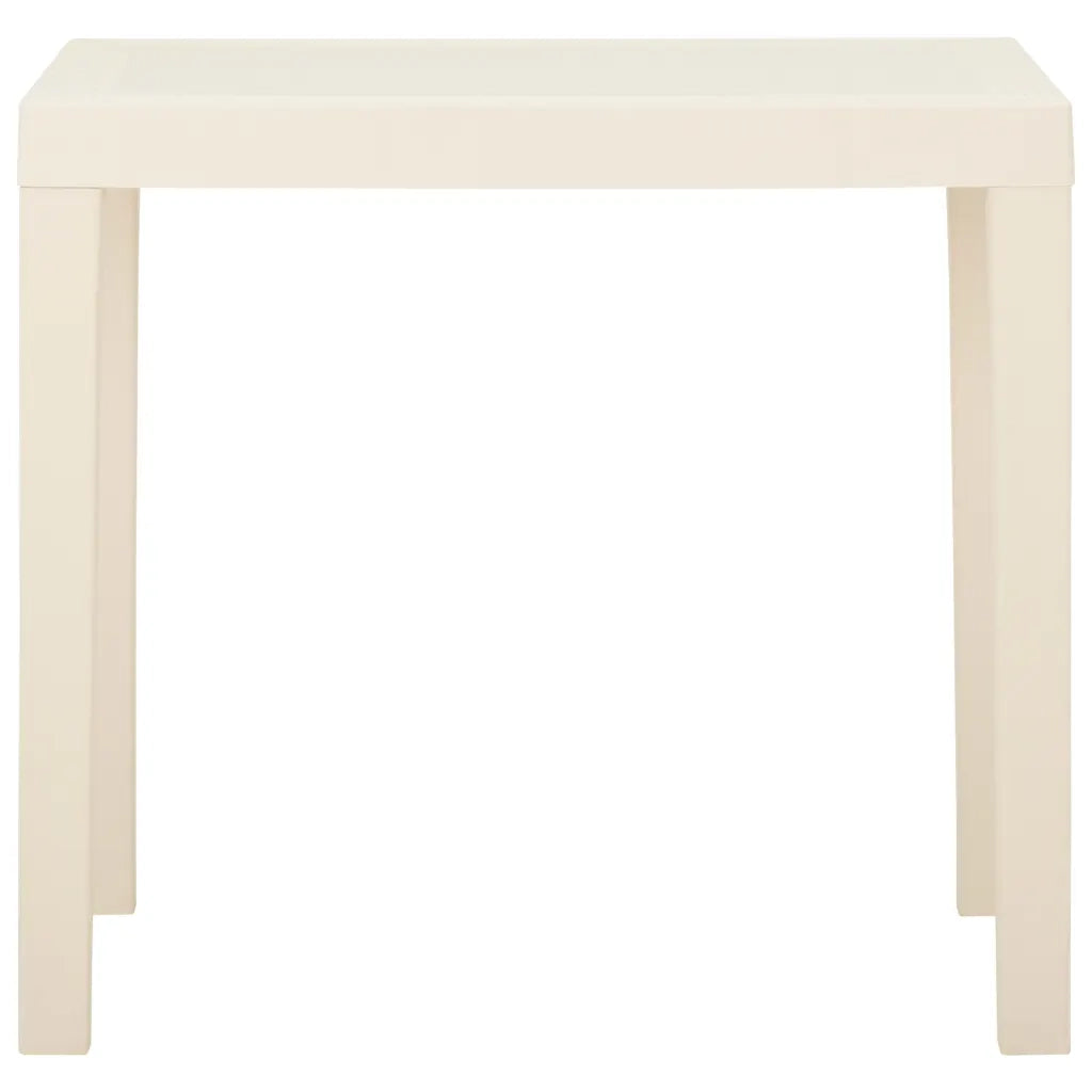 Tavolo da Giardino Bianco 79x65x72 cm in Plastica 315844