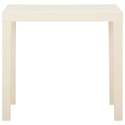 Tavolo da Giardino Bianco 79x65x72 cm in Plastica 315844