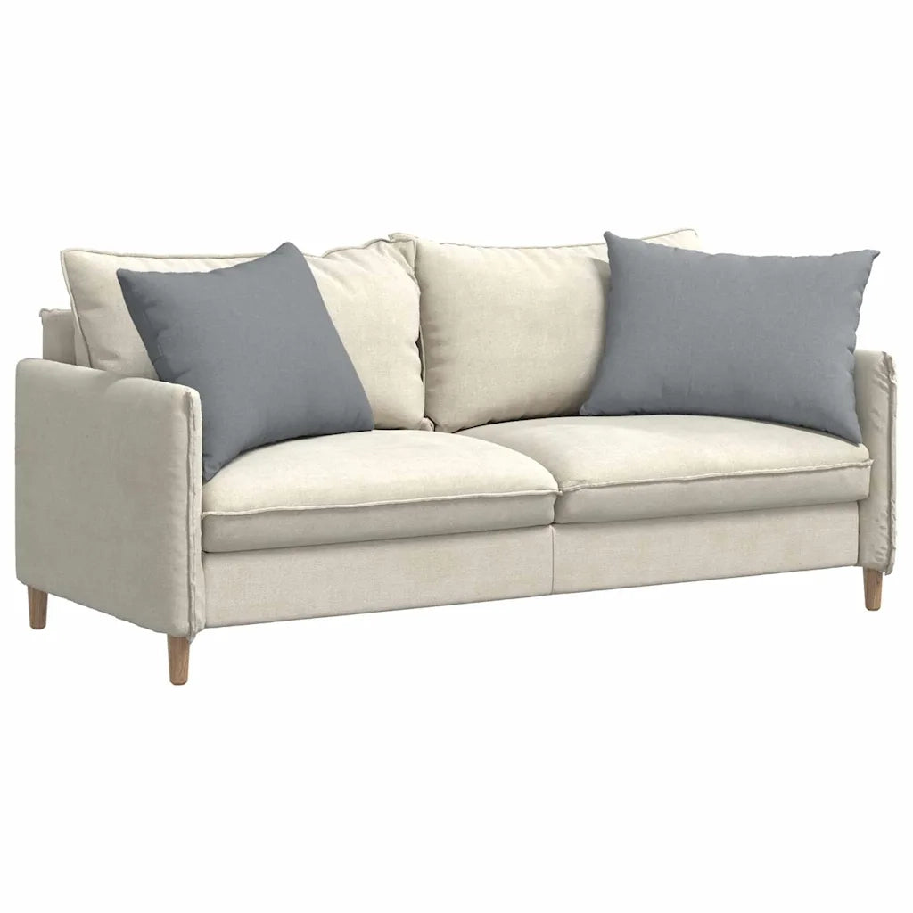 Cuscini da Divano 2 pcs Grigio chiaro 70 x 50 cm Tessuto 42013739