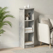 Mobile laterale Grigio Cemento 40 x 40 x 100 cm 899846