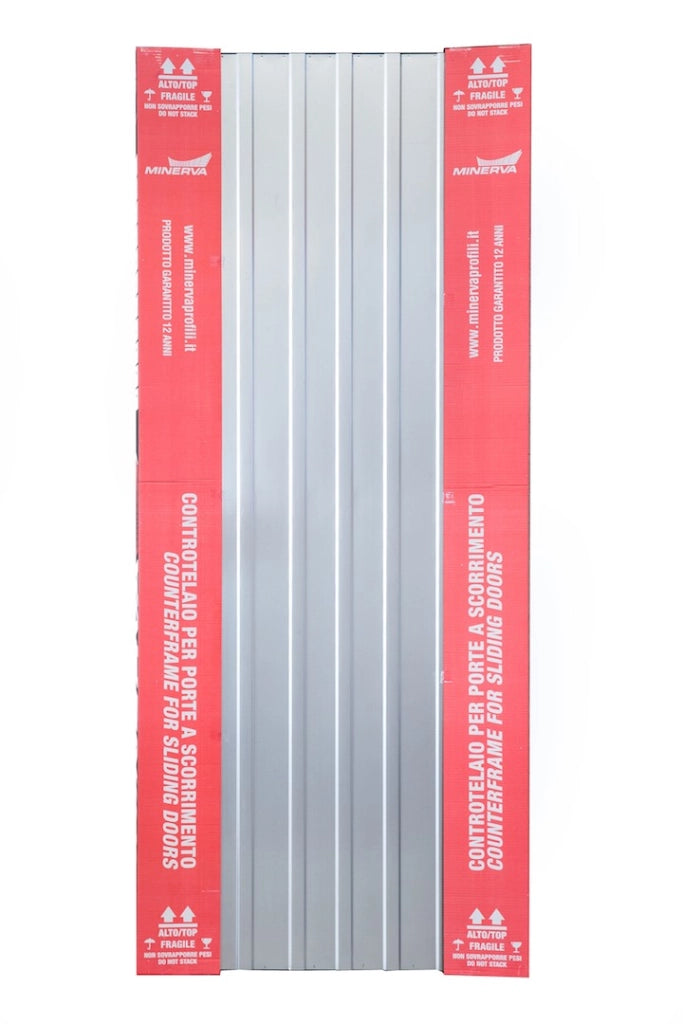 Controtelaio a scomparsa per cartongesso - Telaio in Acciaio : Dimensione - 80X210CM, Spessore - 12,5CM