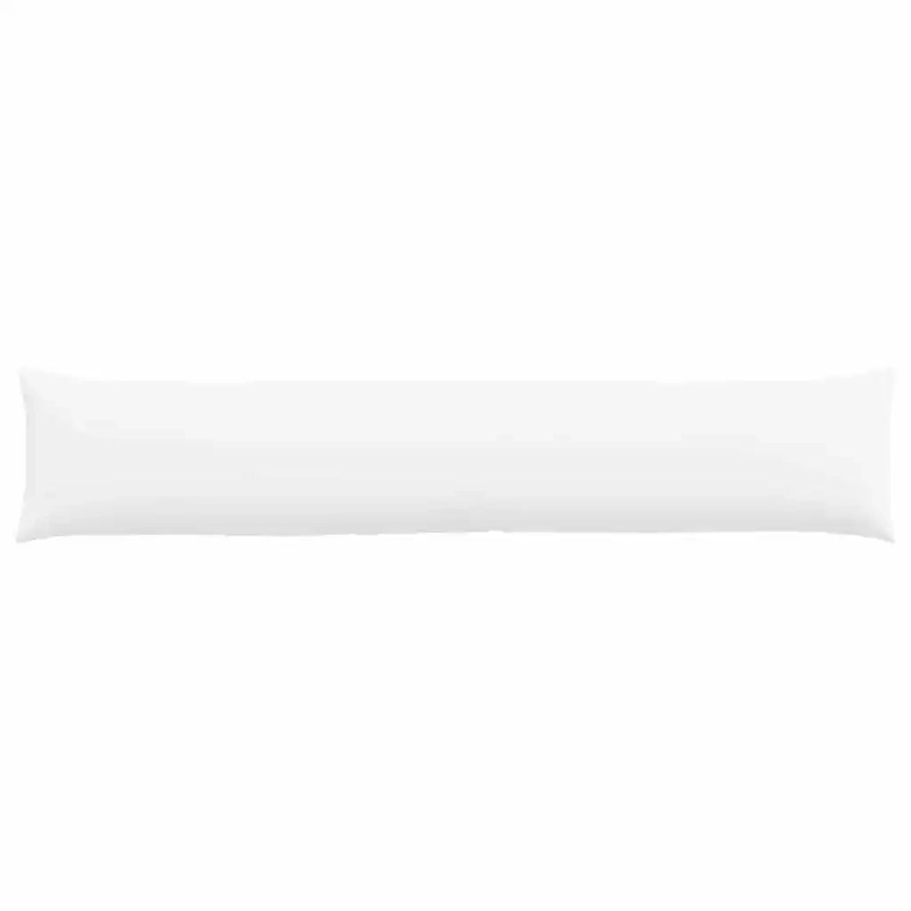 Cuscini da Divano 2 pcs Bianco 200 x 40 cm Tessuto 42013879