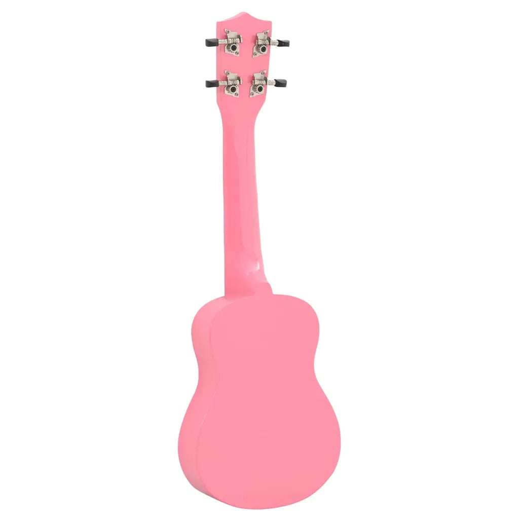 Set Ukulele Soprano con Borsa per Bambini Rosa 23" 70153