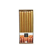 Box 12 Candele oro H25cm