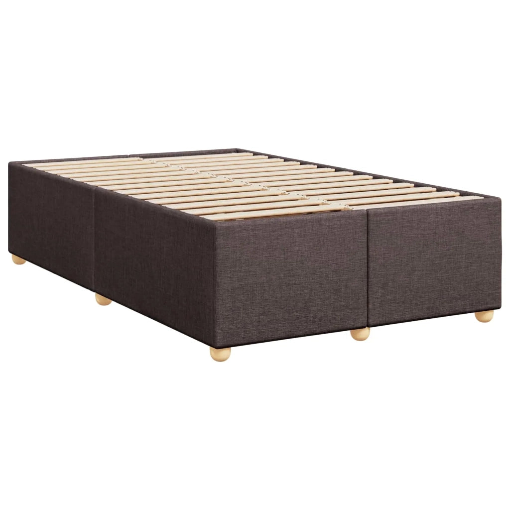 Letto box spring con materasso Marrone Scuro 120 x 200 cm 3450940