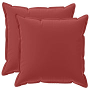 Federa 2 pcs HOUTEN Rosso Vino 55 x 55 cm Poliestere 920517